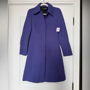 J. Crew New lady day topcoat in Italian double-cloth wool blend